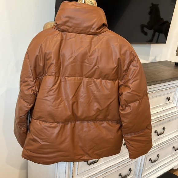 ๐ฝSale๐ฝBagatelle NYC Faux Leather Puffer Jacket - Picture 12 of 15